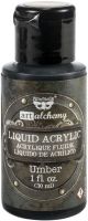 Finnabair Art Alchemy Liquid Acrylic Paint 1 Fluid Umber
