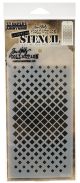 Tim Holtz Layered Stencil 4.125 Inch X8.5 Inch Gradient Square