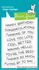 Lawn Fawn Clear Stamps 3inchesX4inchesWavy Sayings