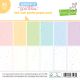 Lawn Fawn Single Sided Petite Paper Pack 6 inch X6 inch 36 Per Pkg Spiffy Speckles 12 Designs 3 Each