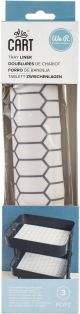 We R A La Cart Tray Liners 3 Per Pkg 11 inch X 15 inch 