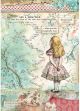 Stamperia Rice Paper Sheet A4 Alice