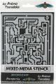 Stamperia Stencil 5.90 inch X7.87 inch Microchip