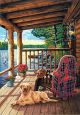 Paint Works Paint By Number Kit 14inchesX20inchesLog Cabin Porch