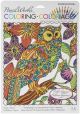Pencil Works Color By Number Kit 9 inch X12 inch Flowering Owl