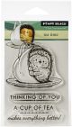 Penny Black Mini Clear Stamps Tea Time 3 InchX4 Inch