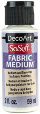 SoSoft Fabric Acrylic Paint Medium Transparent 2oz Clear