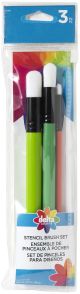 Delta Stencil Brush Set 3 Per Pkg 