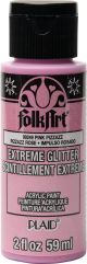 FolkArt Extreme Glitter Paint 2oz Pink Pizzazz