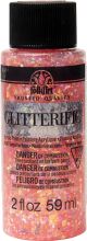 Folkart Glitterific Neon Glitter Paint 2OzNeon Tangerine