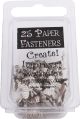 Creative Impressions Metal Paper Fasteners 25 Per Pkg Silver Butterfly