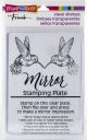Stampendous Mirror Stamping Plate 4 Inch X5.5 Inch