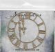 Scrapaholics Laser Cut Chipboard 1.8mm Thick Small Roman Clock 3 Per Pkg 4 Inch 1.5 Inch