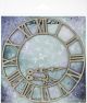 Scrapaholics Laser Cut Chipboard 1.8mm Thick Medium Roman Clock 3 Per Pkg 6 inch 2.3 inch 