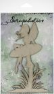 Scrapaholics Laser Cut Chipboard 1.8mm Thick Fairy 1 6.5 inch X3.75 inch 