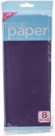 Tissue Paper 20 inch x26 inch 8 Per Pkg Violet