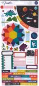 Shimelle Field Trip Cardstock Stickers 6 inch X12 inch 140 Per Pkg Accents and Phrases