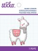 Sticko Squishy Sticker Fa La Llama
