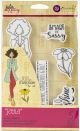 Prima Marketing Julie Nutting Mixed Media Cling Rubber StampJayla