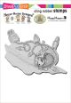 Stampendous House Mouse Cling Stamp Tangle Tumble