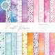 Craft Consortium Double Sided Paper Pad 6 Inch X6 Inch 40 Per P Watercolors 20 Designs