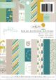 Pebbles Single Sided Paper Pad 6 inch X8 inch 36 Per Pkg Peek A Boo You Boy 12 Designs 3 Each