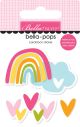 Squeeze The Day Bella Pops 3D Stickers Follow The Rainbow