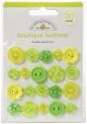 Boutique Buttons 20 Per Pkg Limeade
