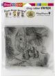 Stampendous House Mouse Cling Stamp Squirrel Singers