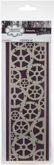 Creative Expressions 9 inch X2.5 inch Stencil By Andy Skinner Cogged Up
