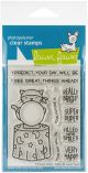 Lawn Fawn Clear Stamps 3 inch X4 inch Fortune Teller Tabby