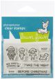 Lawn Fawn Clear Stamps 3 inch X2 inch Tiny Christmas