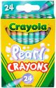 Crayola Crayons Pearl 24 Per Pkg
