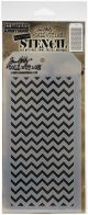 Tim Holtz Layered Stencil 4.125 Inch X8.5 Inch Shifter Chevron