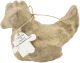Paper Mache Figurine 4.5Inch Laying Hen