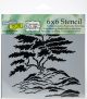 Crafters Workshop Template 6inchesX6inchesCypress Tree