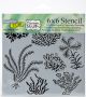 Crafter s Workshop Template 6 inch X6 inch Gulf Coast Flora
