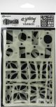 Dyan Reaveley s Dylusions Dyalog Stencil Doodle It Too 1 pack of 1 piece