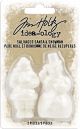 Idea Ology Salvaged Santa And Snowman White 2 inch 