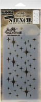 Tim Holtz Layered Stencil 4.125 Inch X8.5 Inch Sparkle