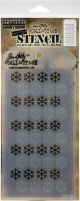 Tim Holtz Layered Stencil 4.125 Inch X8.5 Inch Shifter Snowflake