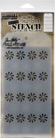 Tim Holtz Layered Stencil 4.125 InchX8.5 Inch Shifter Peppermint