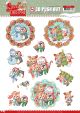 Find It Trading Yvonne Creations Punchout Sheet Sweet Winter Animals Sweet Christmas