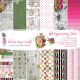 Dress My Craft Single Sided Paper Pad 6 inch X6 inch 24 Per Pkg Whispering Love 12 Designs 2 Each