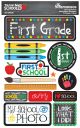 Reminisce You ve Been Schooled 3D Dimensional Stickers 1st Grade
