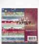 Find It Trading Yvonne Creations Paper Pack 6 inch X6 inch 23 Per Pkg Family Christmas Double Sided