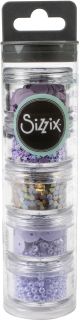 Sizzix Making Essential Sequins and Beads 5 Per Pkg Lavender Dust 5g Per Pot