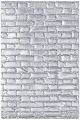 Sizzix 3D Texture Fades Embossing Folder By Tim Holtz Brickwork 1 Pack of 1 Piece