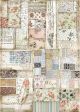 Stamperia Rice Paper Sheet A4Patchwork Feather