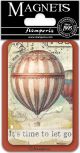 Stamperia Magnet 2.25 inch X3.25 inch Hot Air Balloon